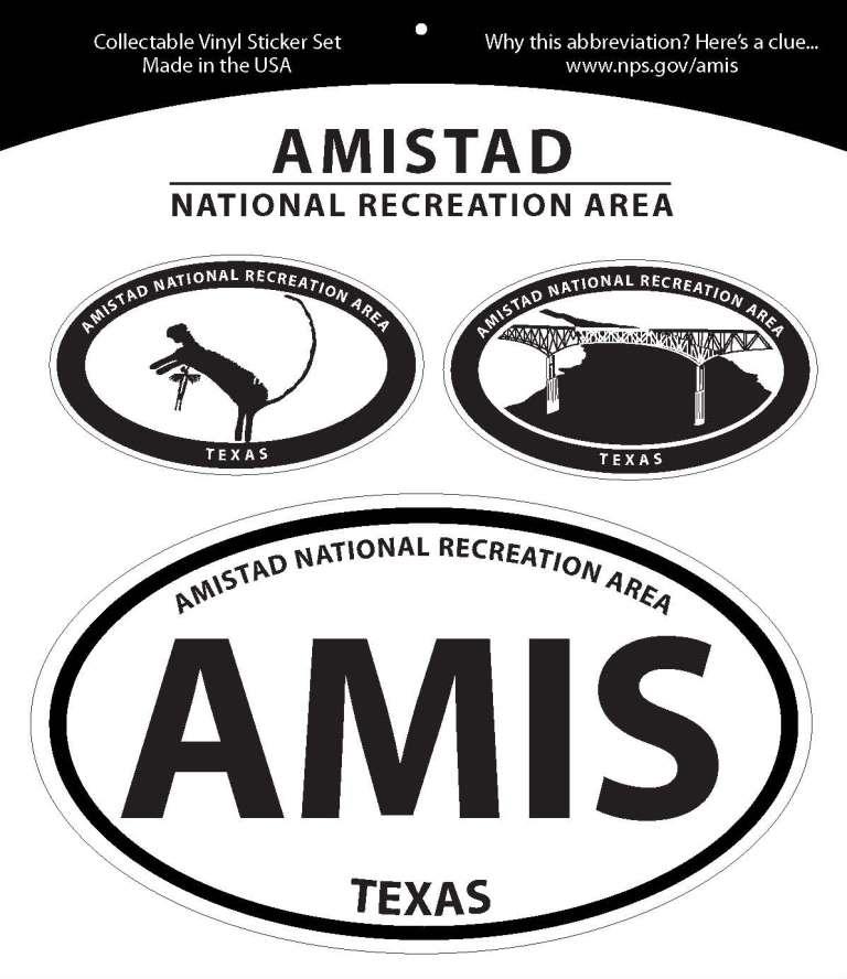 Amistad Oval Decal Set - Click Image to Close